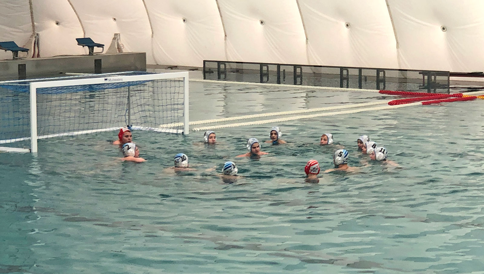 Mladi kamniški Vaterpolisti CALCIT WATERPOLO morali tokrat priznati premoč VK LOŠINJ